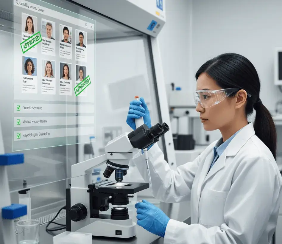 Carefully Screened and Approved Donors