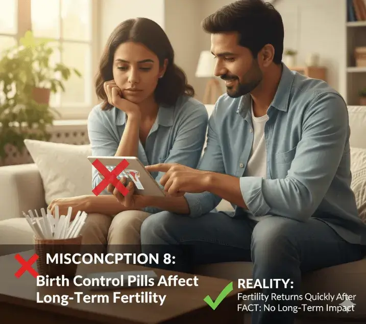 Misconception 8 Birth Control Pills Affect Long-Term Fertility
