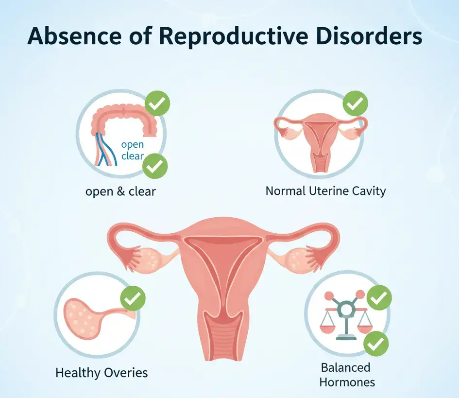 Absence of Reproductive Disorders