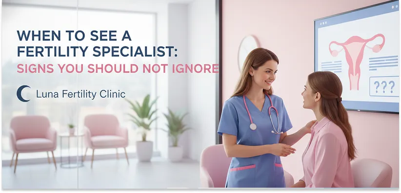 When to See a Fertility Specialist Signs You Should Not Ignore