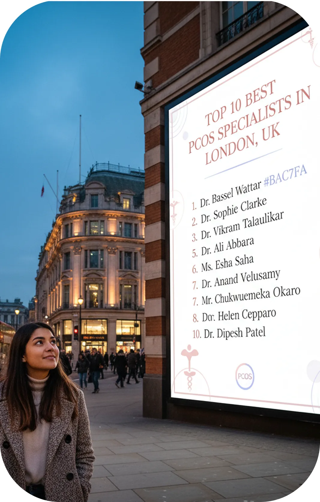 List of 10 PCOS Specialists in London