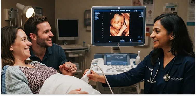 3D Pregnancy Ultrasound Scan in London