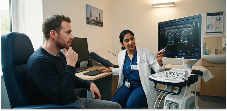 Scrotal Ultrasound Scan in London